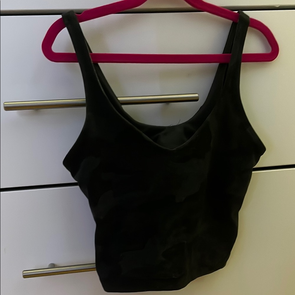 Black Camo Lululemon Women's Tank Top